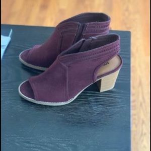 Sonoma Open Toe Booties